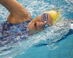 He is a very good swimmer and also teaches his son how to swim. He likes to swim with his son. His son learned swimming from the age of two and a half